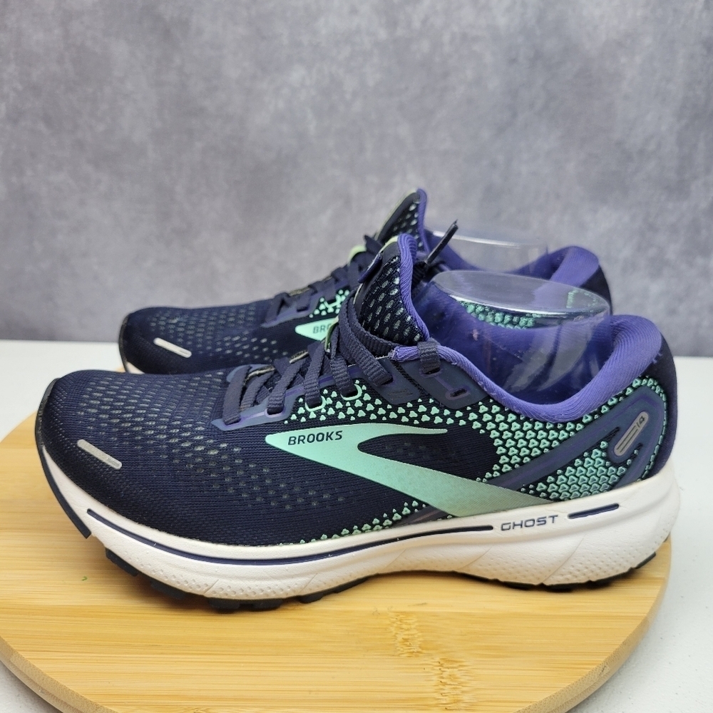Brooks Ghost 14 Running Shoes Navy Blue Women’s Size 9